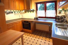 Einbauküche, Fronten Ahorn furniert