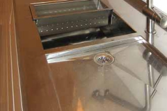 Einbauküche - Arbeitsplatte Edelstahl