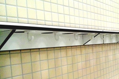 Zahnputzbecher-Leisten (Kindergarten) - Vollkunststoff