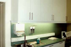 Laborzeile (Arztpraxis) - Schichtstoff