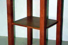 Beistelltisch (Terzianum Seniorenresidenz) - Birnbaum lackiert