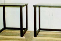 Beistelltische - schwarz lackiert