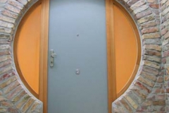 Wohnungseingangstür - HPL-Beschichtung Eiche