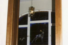 Durchgangsfutter - Eiche lackiert