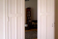 Zimmertür, zweiflügelig - weiß lackiert