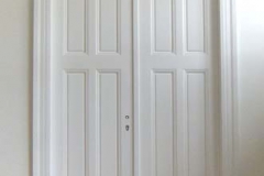 Zimmertür, zweiflügelig - weiß lackiert