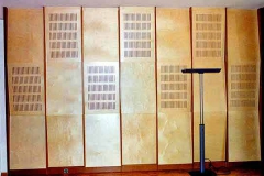 Akustikwand Dirigenten-Arbeitszimmer (Quartier Schützenstraße) - Birke