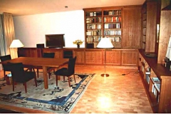 Wohnzimmerschränke und Wandpaneele - Kirschbaum geölt