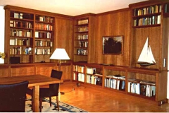 Wohnzimmerschränke und Wandpaneele - Kirschbaum geölt