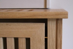 Heizkörperverkleidung - Eiche Vollholz