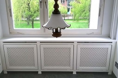 Heizkörperverkleidung - weiß lackiert