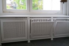 Heizkörperverkleidung - weiß lackiert