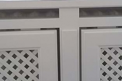 Heizkörperverkleidung - weiß lackiert