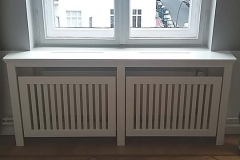 Heizkörperverkleidung - weiß lackiert