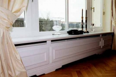 Heizkörperverkleidung - weiß lackiert