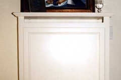 Heizkörperverkleidung - weiß lackiert