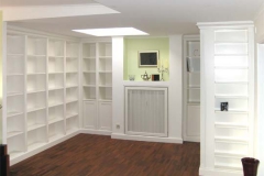 Bücherregal - weiß lackiert