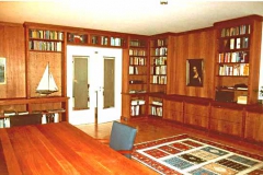 Wohnzimmerschränke und Wandpaneele - Kirschbaum geölt