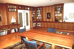 Wohnzimmerschränke und Wandpaneele - Kirschbaum geölt