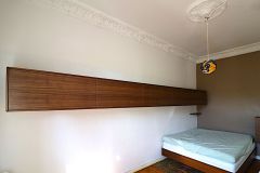 Hängeschrank, Nußbaum, geölt