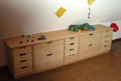 Schubladenschrank - Ahornholz geölt
